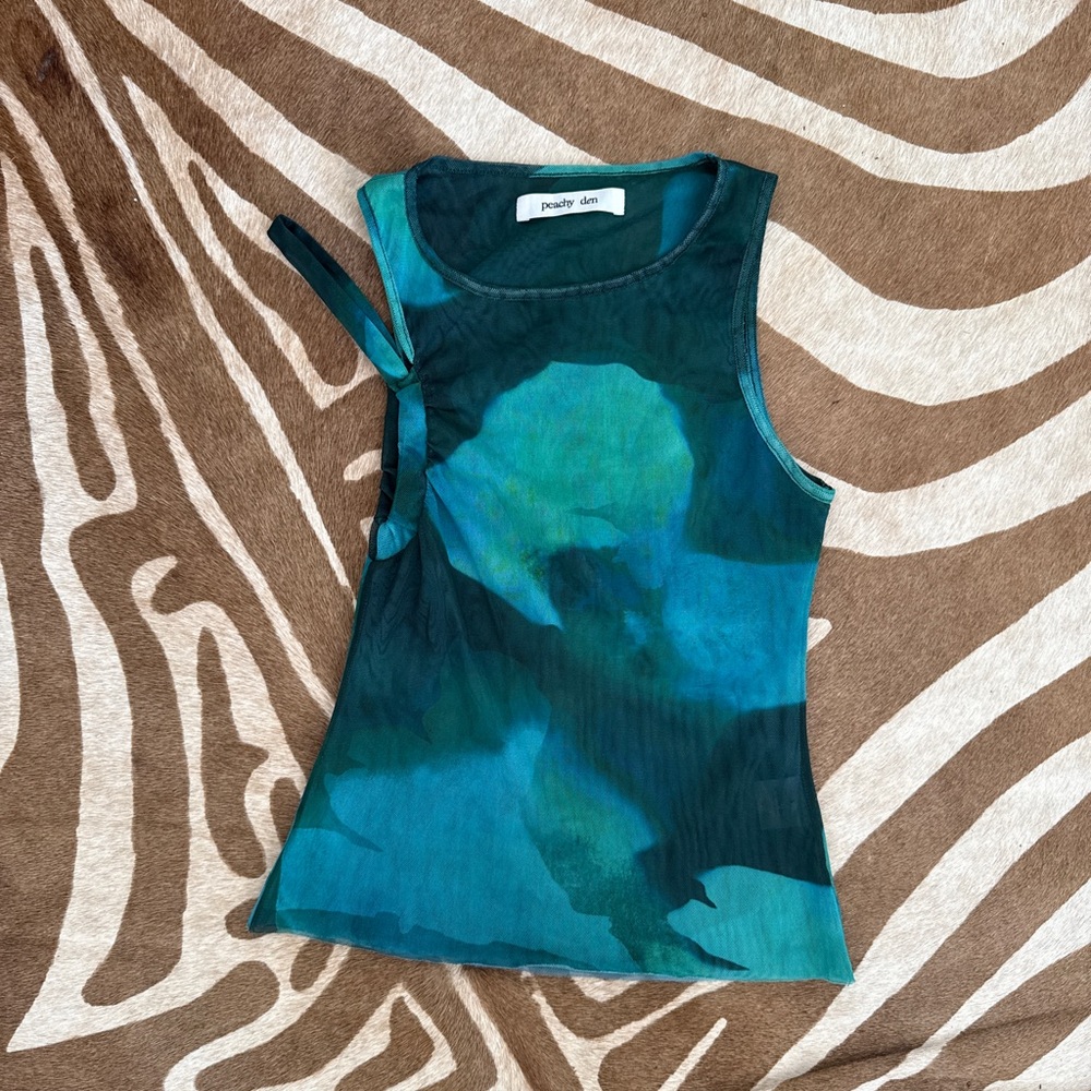 Peachy Den Mesh Tank